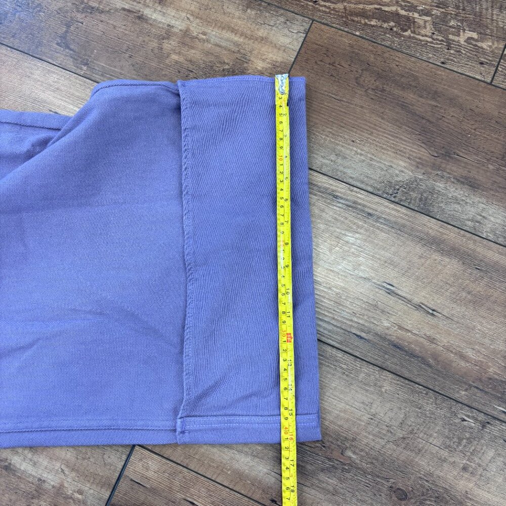 Cider Women's Wide Leg Oversized Bib Cargo Overalls Denim Sz 4XL Purple Wash NWT - Picture 11 of 12